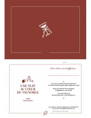 Une nuit au cœur du vignoble